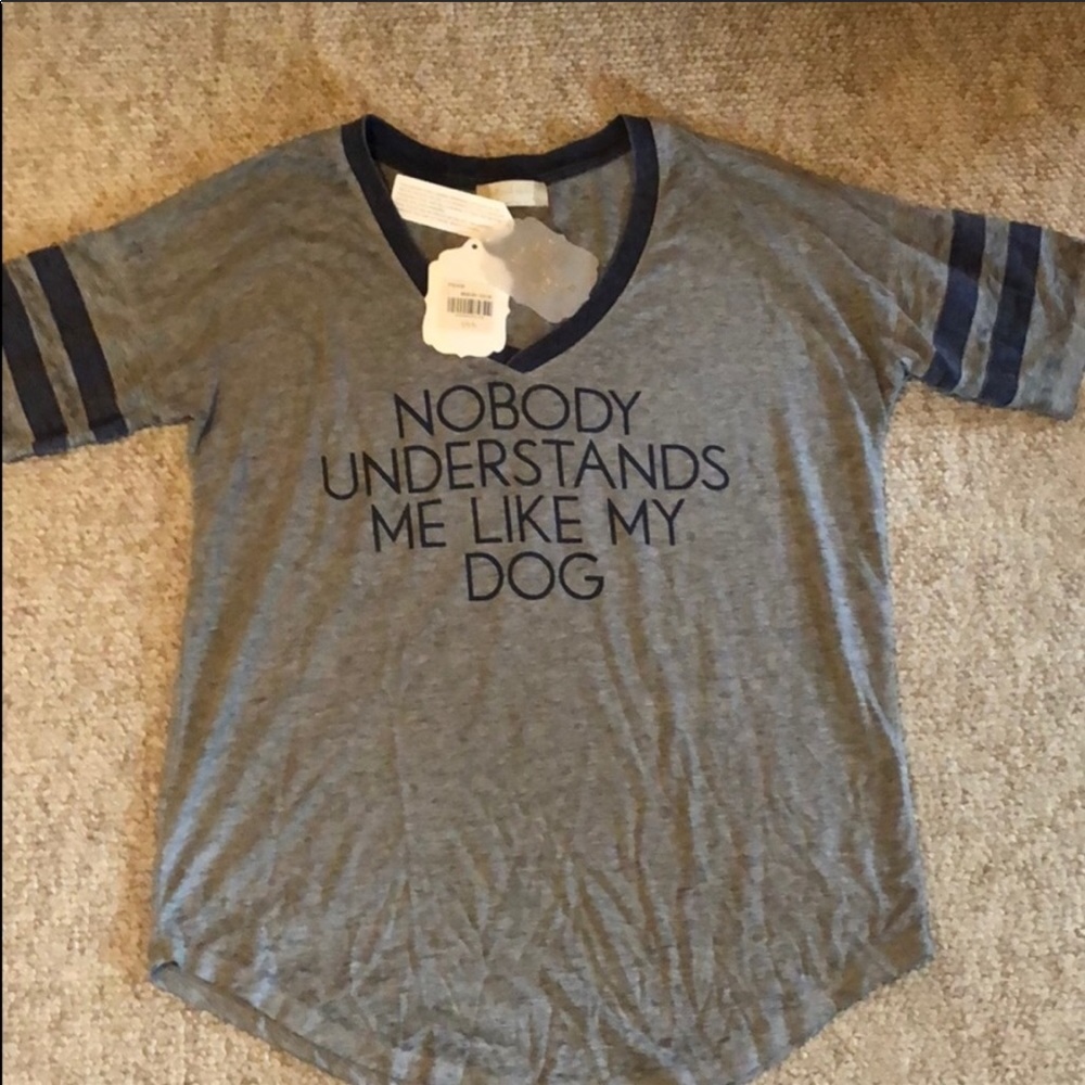 Size small gray tee shirt NWT